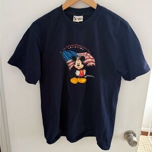 Disney Mickey Mouse Navy T-Shirt Size Small